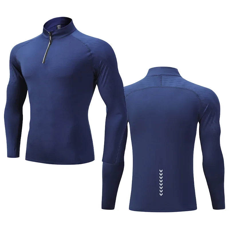 Man Running Shirt Sports Top Gym Clothing Running Jogging Workout Activewear