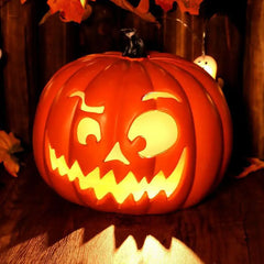 Led Halloween Pumpkin Lamp Spooky Hollowed Halloween Pumpkin Light Luminous Festive Pumpkin Shaped Lantern Home Decoration