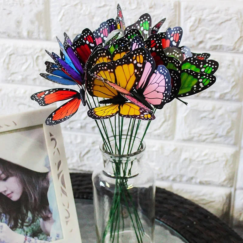 Monarch Butterfly Simulation Butterfly Waterproof Garden Flower