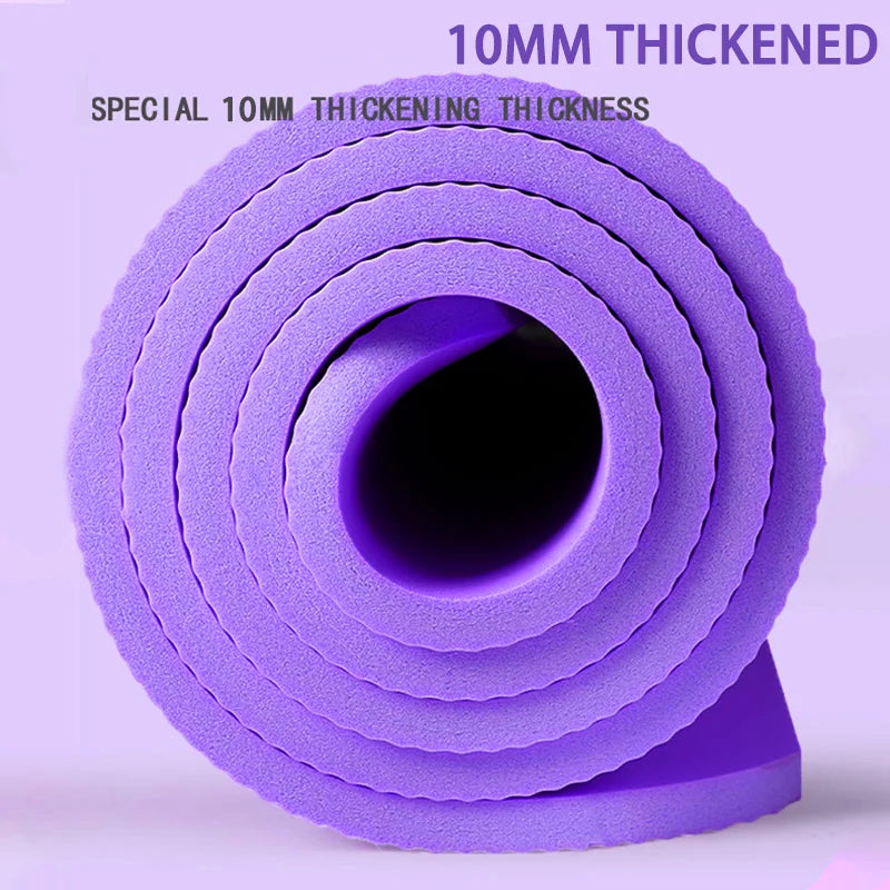 Thickened Anti Slip Yoga Mat Foam Mat Exercise Fitness Pilates Gymnastics Equipment Exercise Mat