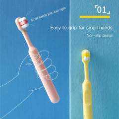 Children Toothbrush Cute Cartoon Sucker Toothbrush Brush Oral Care Three Sided Soft Bristle Kids Toothbrush