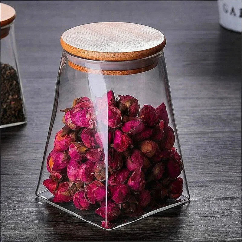 Kitchen storage box food Heat resistant glass storage  Box