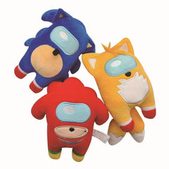 15cm Sonic The Hedgehog cosplay soft toy Anime Cartoon Super Sonic Movable Kawaii cute doll Children's Christmas Birthday Gifts