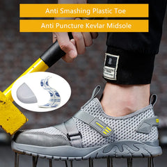 Summer Safety Shoes Breathable Work Shoes Anti Puncture boot Work Shoes