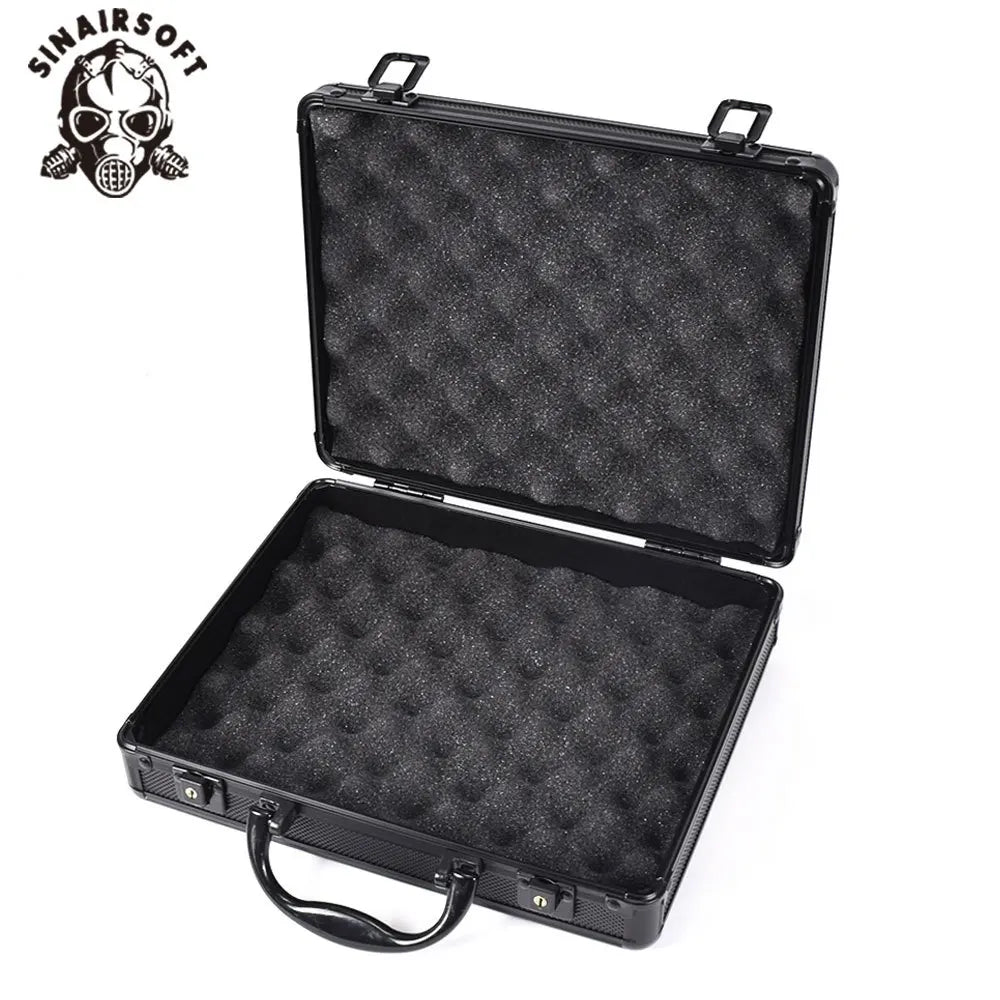 Tactical Aluminum Hard Pistol Case Gun Bag Case