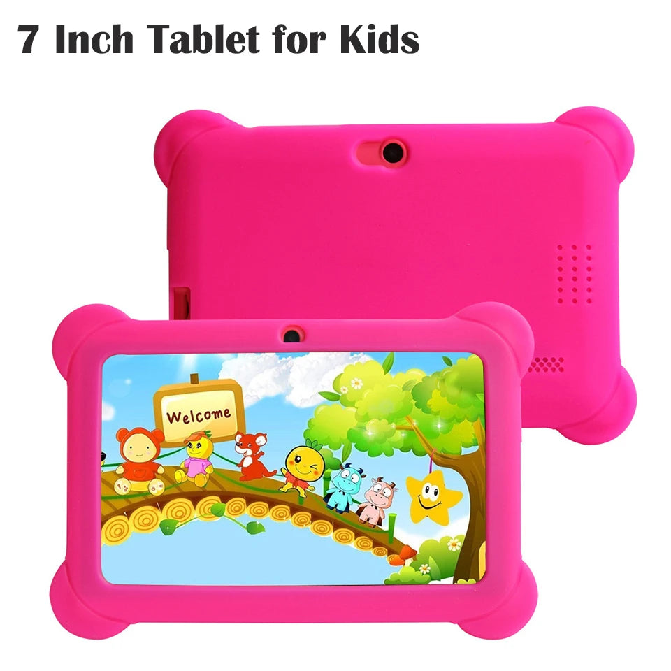 Kids Tablet Android 10 Learning Tablet for Kids Toddler Educational Toy Gift for Children 7 Inch 2GB 16GB HD Dual Cameras