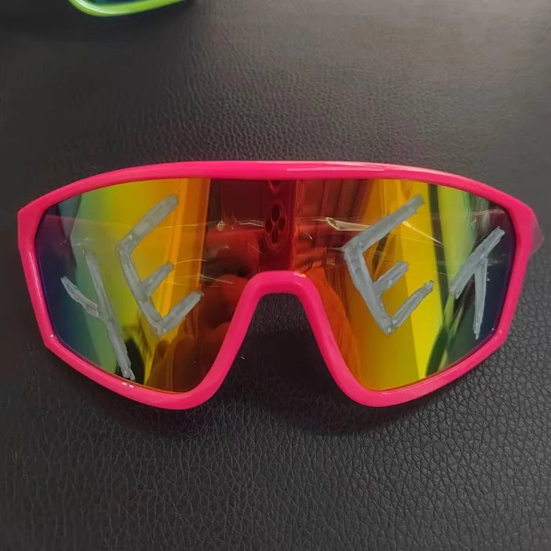 Jey Uso YEET Sunglasses Green Sports Shades for Main Event Jey Uso glasses pink Costume children