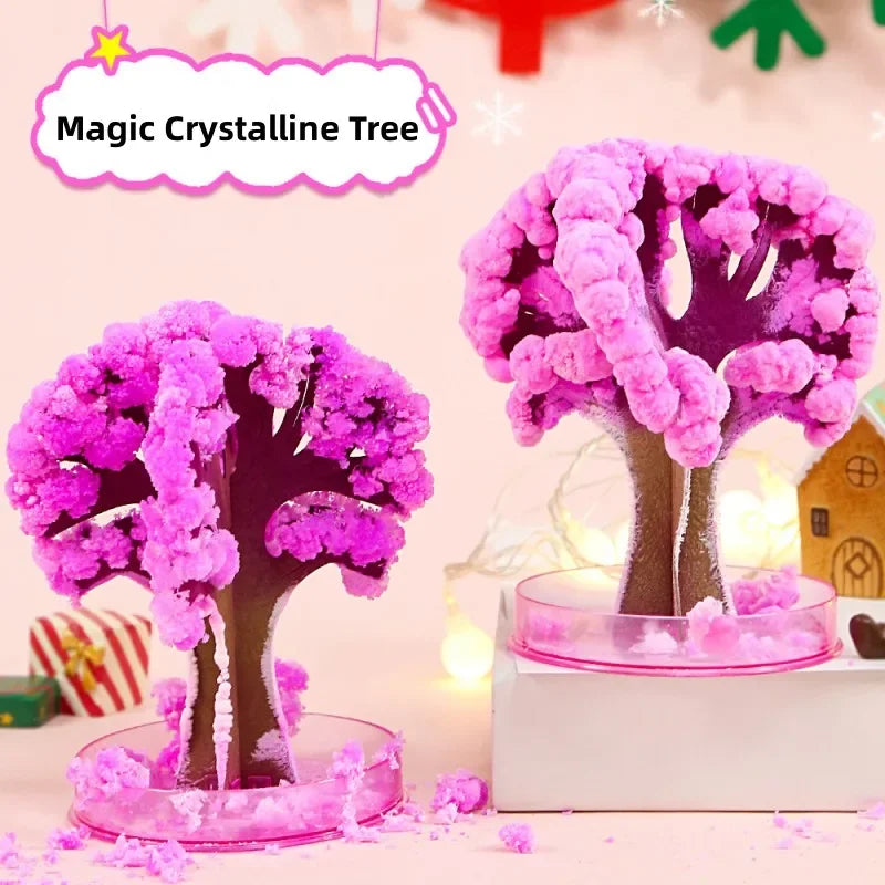 Magic Growing Christmas Tree Paper Crystal Trees Blossom Toys