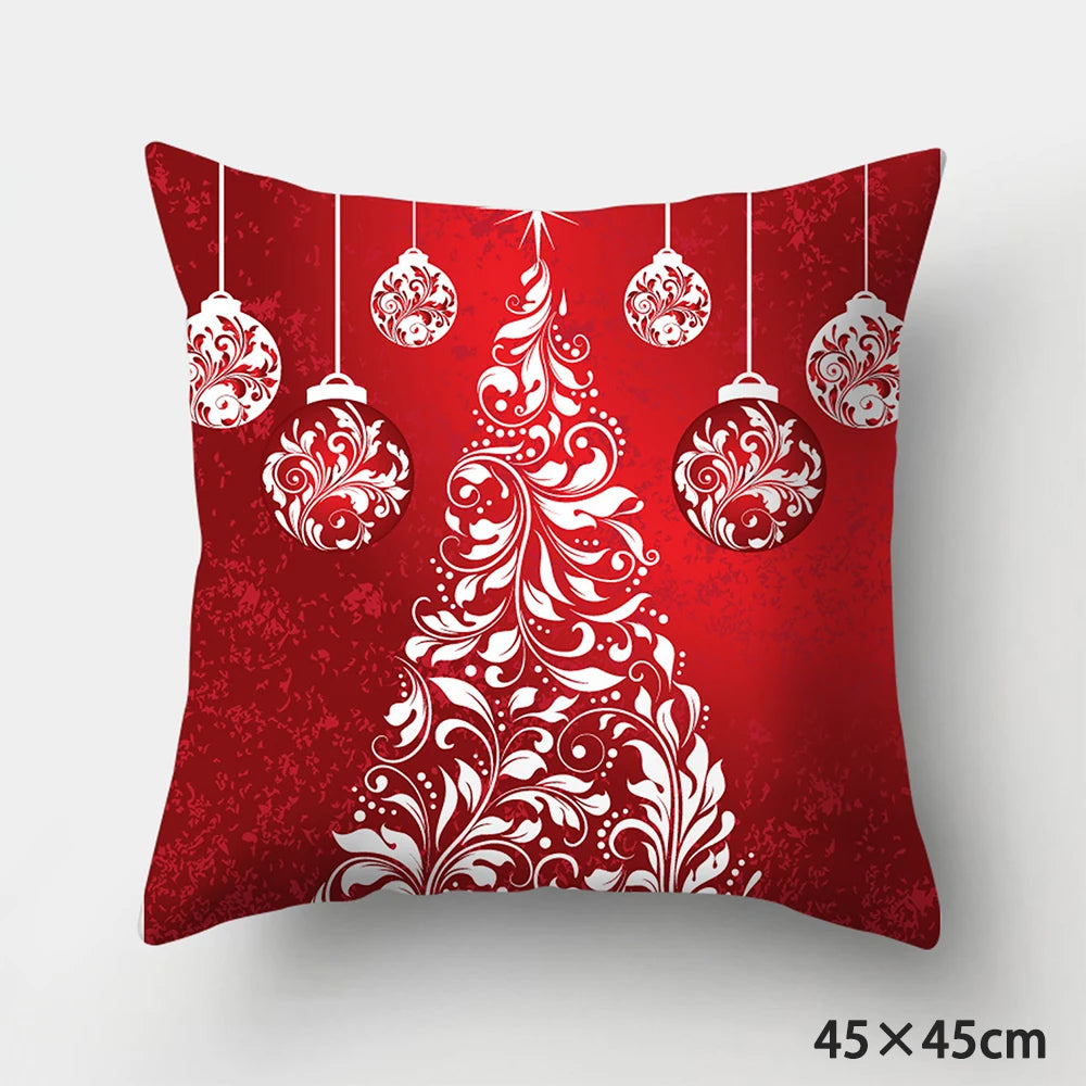 Christmas Cushions Happy New Year 2022 Wedding Decor Patterns from  Home  Gifts