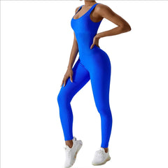 Fitness Workout Set Stretch Bodysuit Gym Clothes Push Up Sportswear