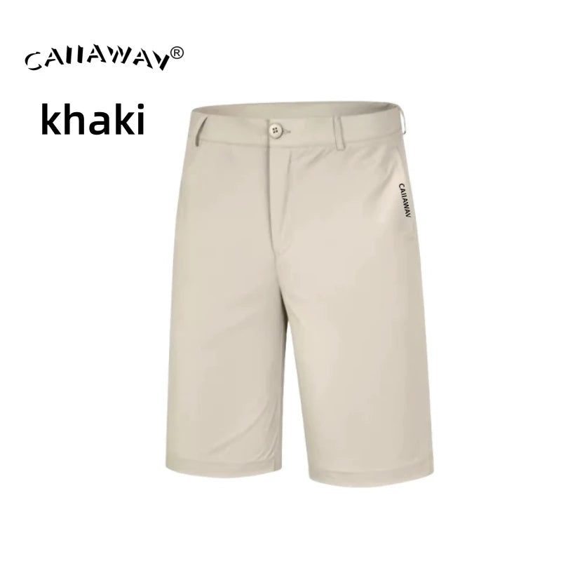 CAIIAWAV Golf Men's Shorts Summer Refreshing Breathable Comfortable Cotton Casual Clothing Sports