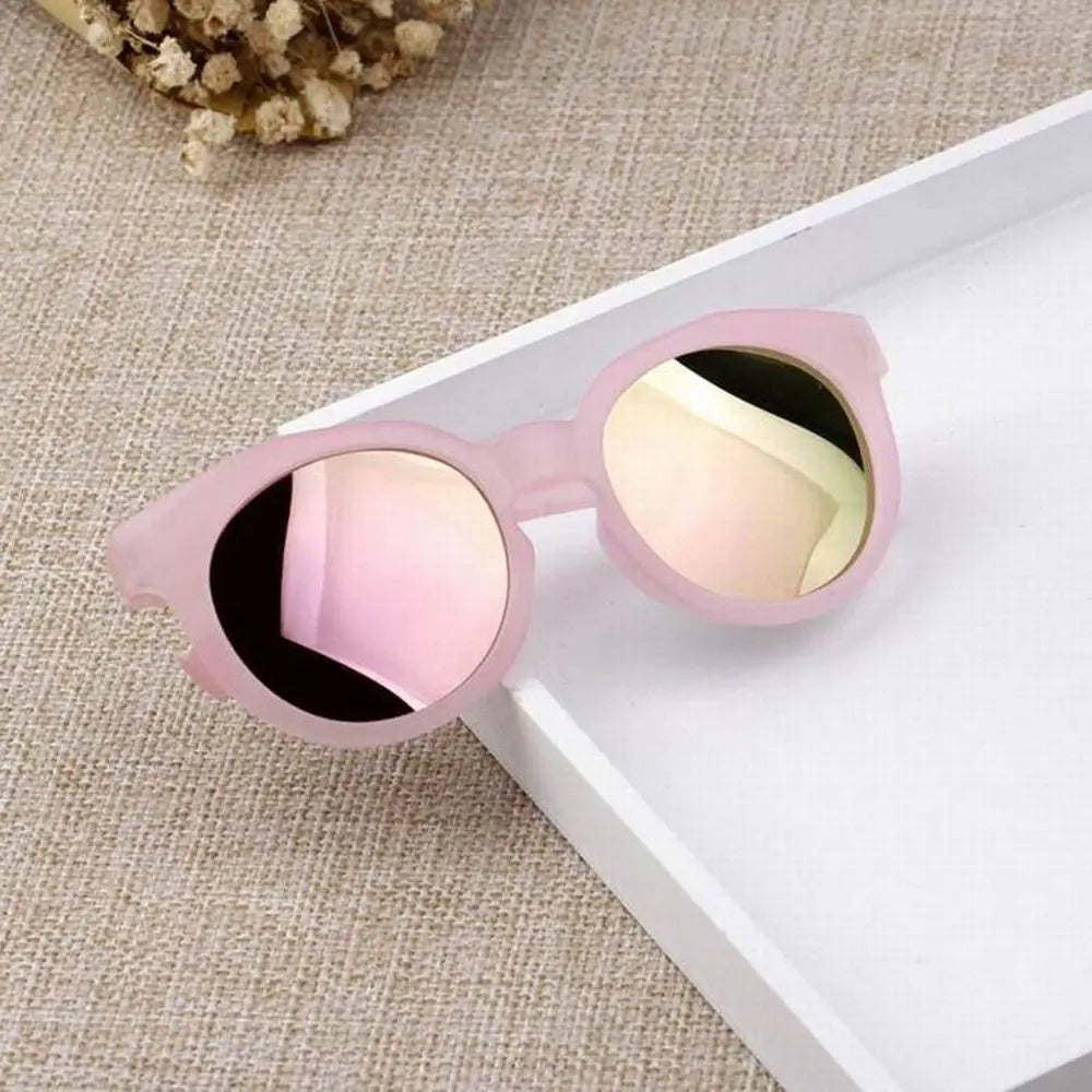 Fashion Retro Round Sunglasses Women Sun Glasses Lens Alloy Kids Sunglasses female Eyewear Frame Driver Goggles Car Accessories