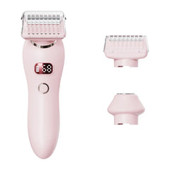 3 In 1 Electric Shaver Razors For Women, Painless Hair Removal At Home, Bikini Trimmer For Pubic Hair, Wet & Dry Electric Shaver