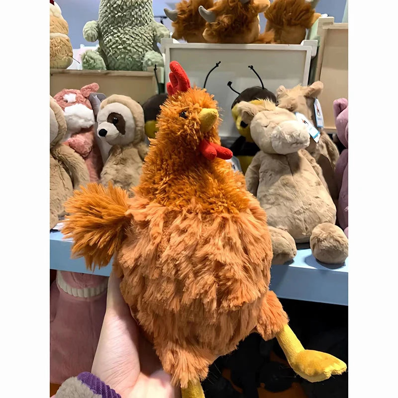 Creative Simulation Funny Plush Chicken Toys Cute Soft Stuffed Chicken