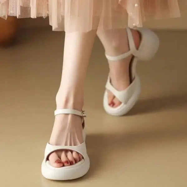 Clogs With Heel Summer High Sandals Female Women’s Shoes