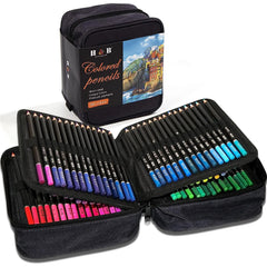 Oil Color Pencil Set Drawing colored pencils with Storage Bag Coloured Pencils For Painting Art Supplies