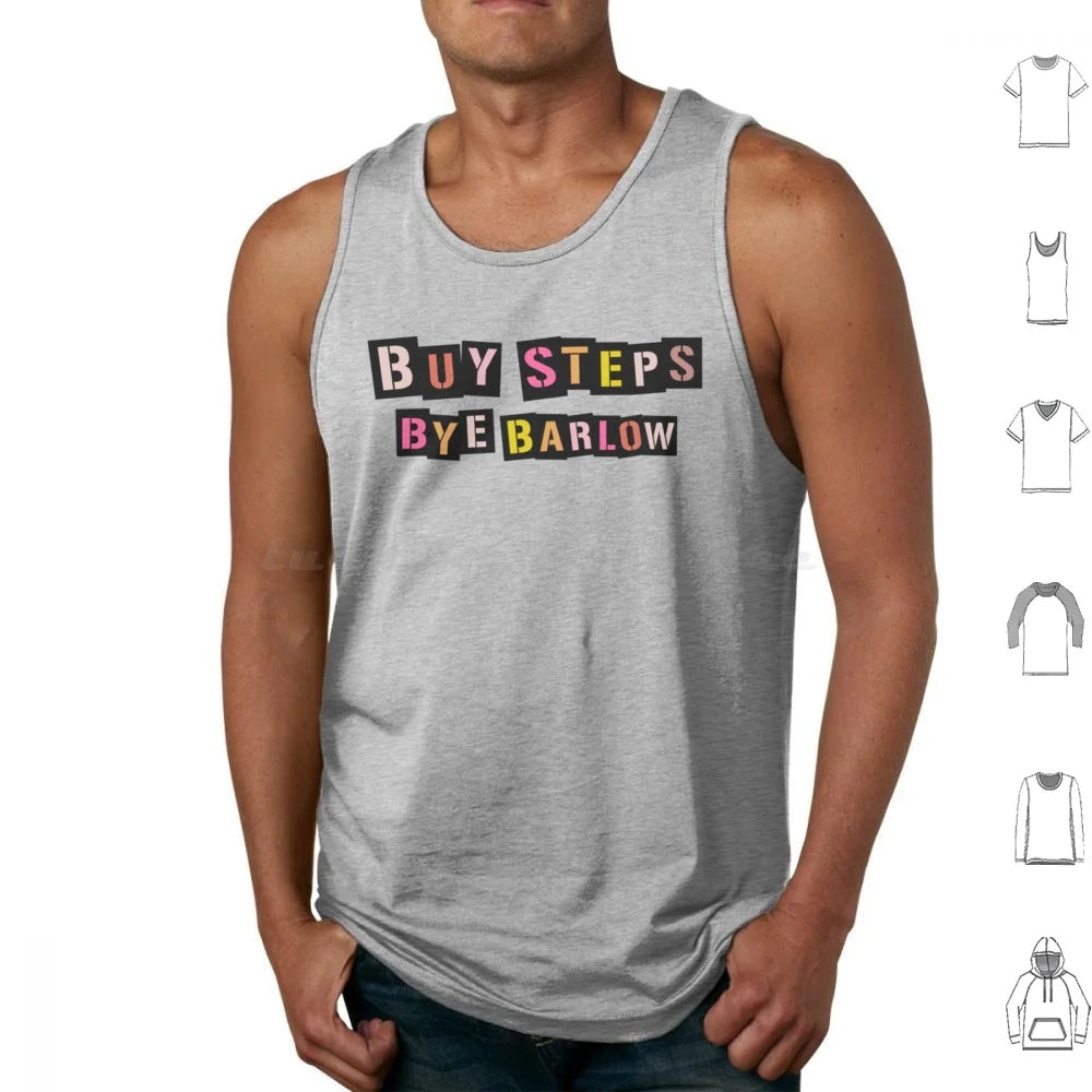 Buy Steps Tank Tops Print Cotton Logo Singer Songs Band Boyband Logo Mark Music Takethat