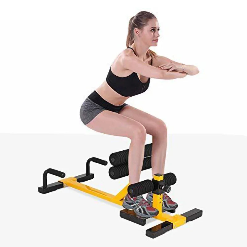 Squat Machine Multifunctional Fitness Equipment Height Adjustable Sit-ups and Push-ups