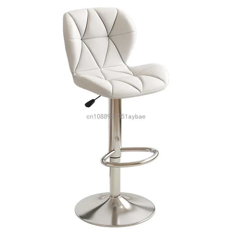 Bar Chair Modern Simple Bar Chair Cashier Front Desk Lifting Backrest Chair Household High Stool Bar High Stool