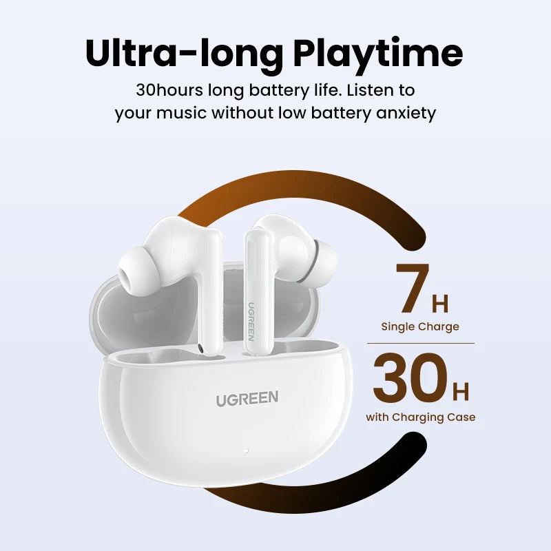 SALE UGREEN HiTune T6 ANC TWS Wireless Earbuds