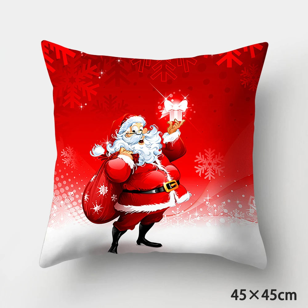 Christmas Cushions Happy New Year 2022 Wedding Decor Patterns from  Home  Gifts