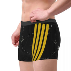 Airplane Flight Routes Captain Stripes Boxer Shorts  Aviation Aviator Pilot Underwear Panties Briefs Breathable Underpants