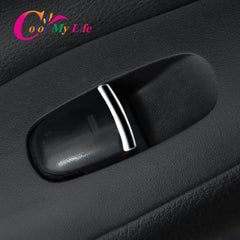 Chrome Car Window Lift Button Knob Cover