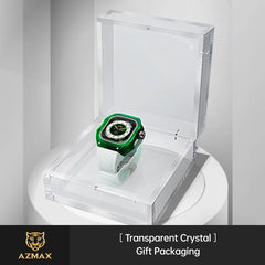 Crystal Luxury Case And Fluororubber Strap For Apple Watch