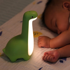 Dinosaur Night Light Cute Children's Night Light Eye Protection Bedside Timing Lamp