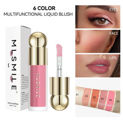 Multi-Use Blush Stick Solid Moisturizer Stick Shadow Lips Cheek Blusher
