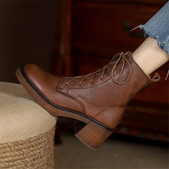 Winter Genuine Leather Women Boots