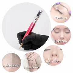 EZ Multifunction Permanent Makeup Wireless Battery Tattoo Pen Machine for PMU & SMP Eyebrow Eyeline Lips Cartridge Needles