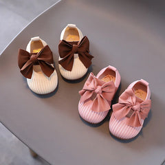 Baby Girl's Soft Flat Sole Walking Shoes