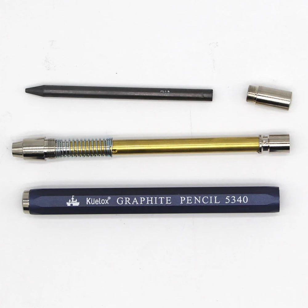 2B 4B 6B 8B HQ Alloy Metal Art Drawing Pencil 5.6mm Lead Students Painting Graffiti Mechanical Pencil