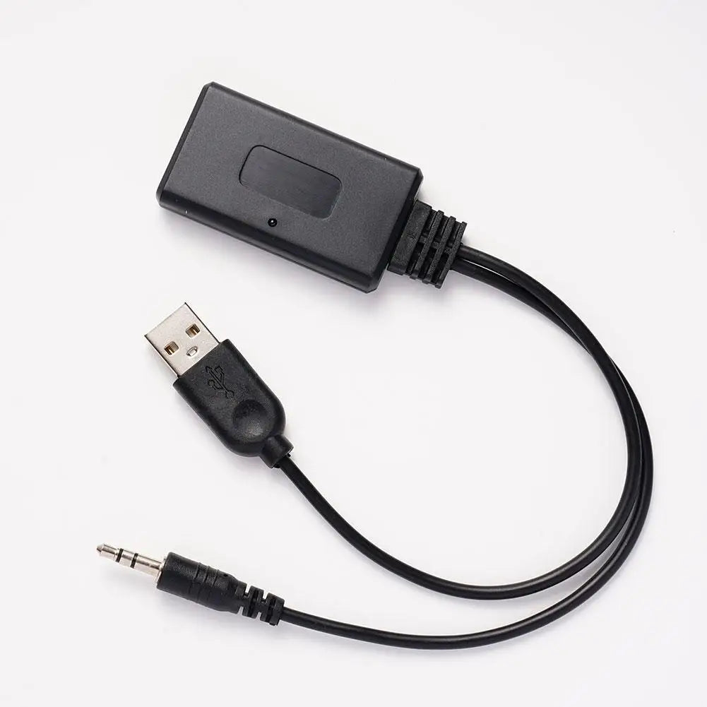 Universal Car Wireless Bluetooth-compatible Receiver USB 3.5Mm Aux Media Bluetooth 5.0 Music Player Audio Cable Adapter For BMW