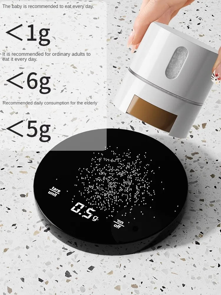 Seasoning Box Magnetic Quantitative Salt Shaker Household Moisture-proof Sealed Tank