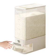 Rice Storage Box Sealed Moisture Proof Insect Proof with Push Food Storage Box