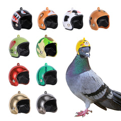 Parrot Helmet Pigeon Hat Bird Pet Protective Gear Sunscreen Rain Helmet Toy