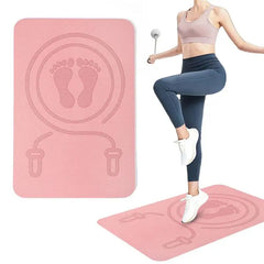 Anti-noise Jump Rope Mat Exercise Shock Absorption Yoga Mat