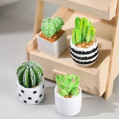 Mini Resin Figures Home Decor Desk Accessories