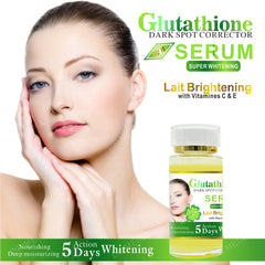 120ml Glutathione Serum for Face & Eye for Brightening Skin,Dark Spot Corrector,Reduce Wrinkle,Anti Aging,With Vitamin E&C