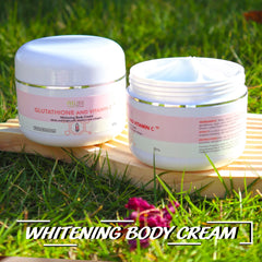 Whitening Facial Skin Care Lotion Moisturizing Cream Body Shea Butter Glutathion Vitamin C For Women Black Skin Face Set