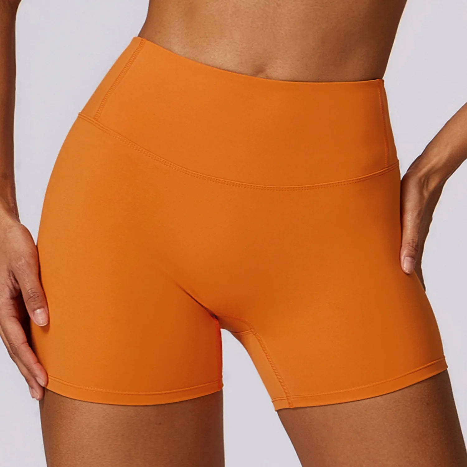 High Waist Workout Shorts Gym Wear Woman Fitness Outfits Yoga Pants Women Soft Workout Tights Spandex Solid Seamless Shorts