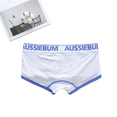 aussiebum men's cotton fashion trend boxers low waist European and American muscle youth hip underwear shorts