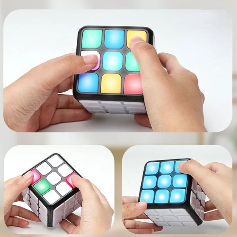 Magic Cube Educational Toys Pass The Threshold Sound Light Antistress Electronic Music Game Interactive Toys for Kids