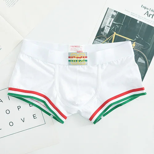 British style cotton underwear men's luxurious personality letters Boxer pants youth trend breathable low rise Boxer