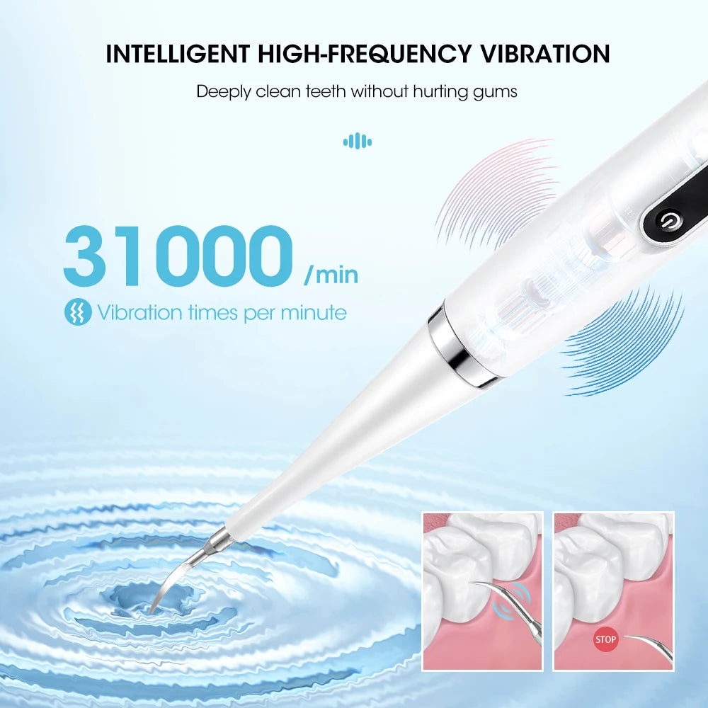 Electric Teeth Whitening Dental Calculus Scaler Plaque Toothbrush Teeth Cleaner