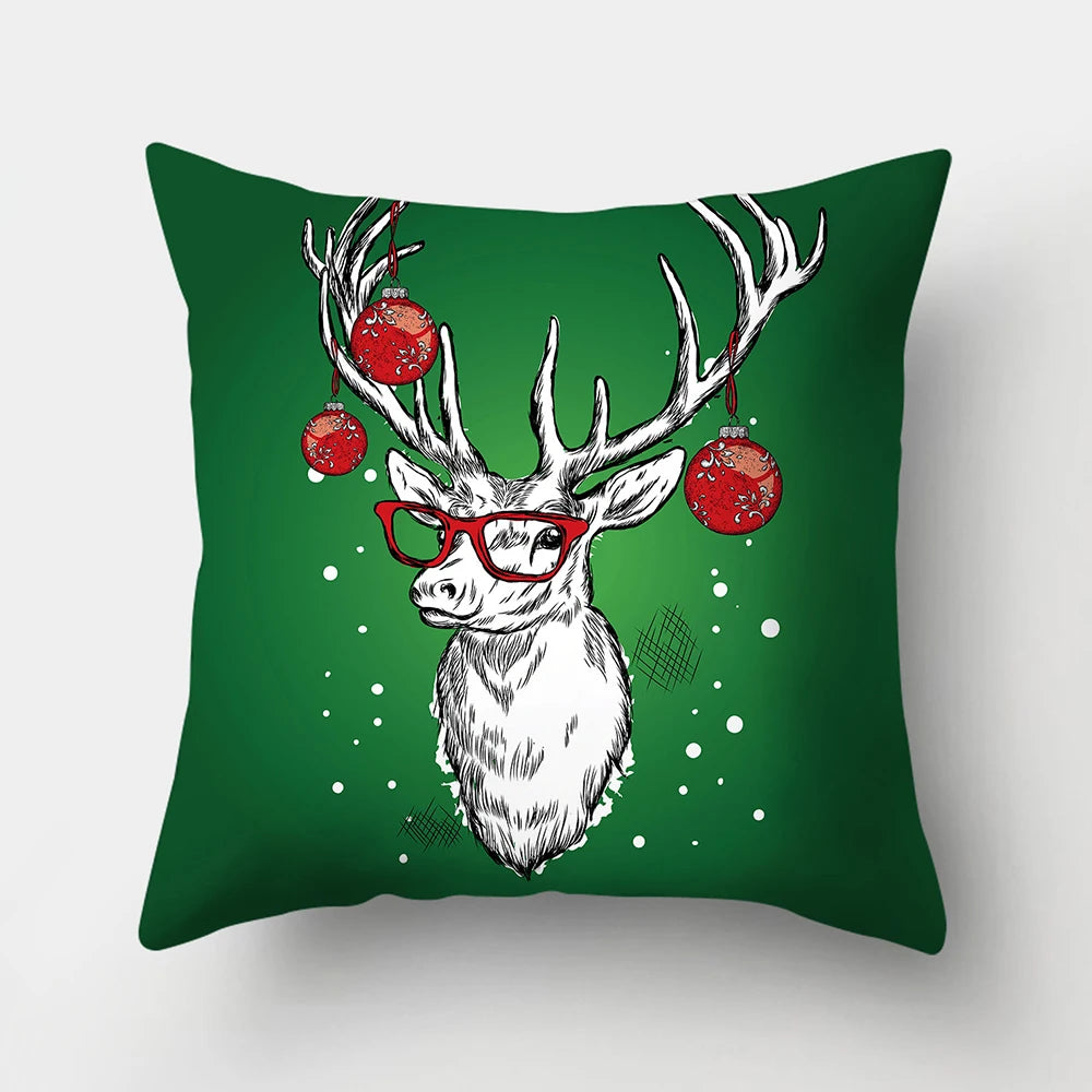 Christmas Cushions Happy New Year 2022 Wedding Decor Patterns from  Home  Gifts