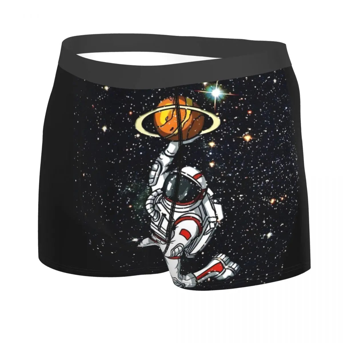 Astronaut Star Shot Men Boxer Briefs Underpants Street Arts Highly Breathable High Quality  Shorts Gift Idea