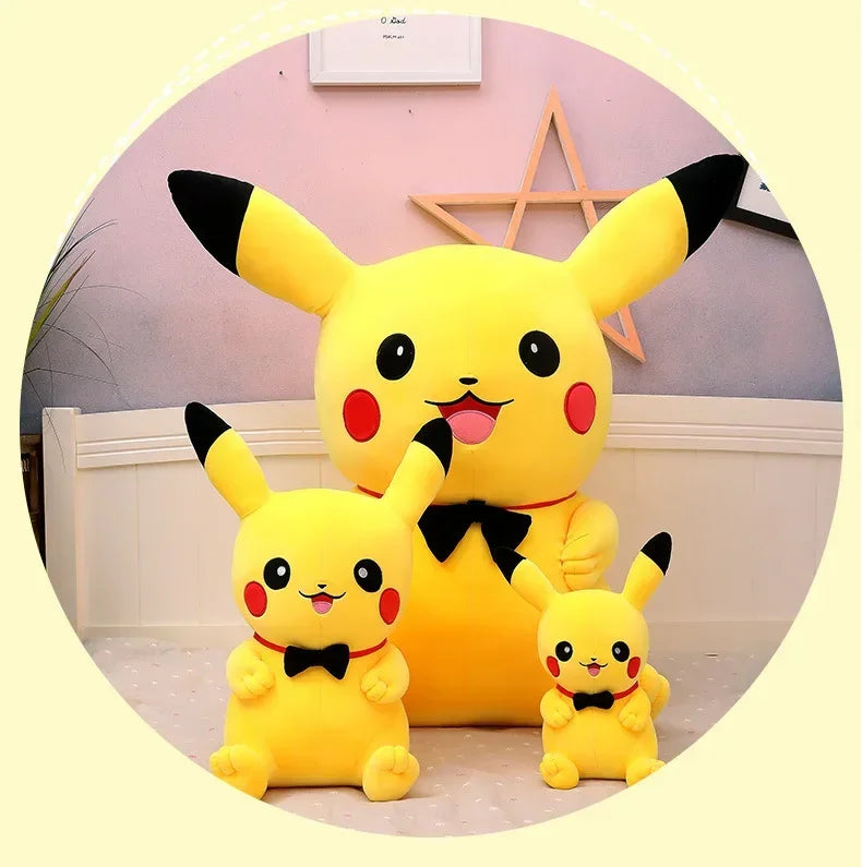 100cm Big Size Pokemon Large  Pikachu   Plush Toy Kawaii Stuffed Animal Soft Cartoon Doll Plushies